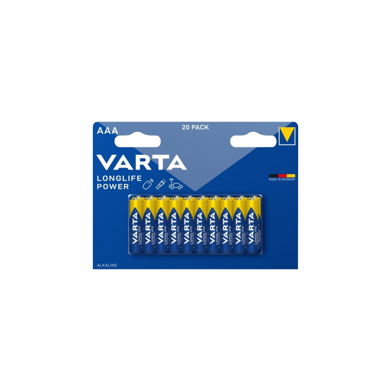 Varta Longlife Power, Batterie(20 Stück, AAA)