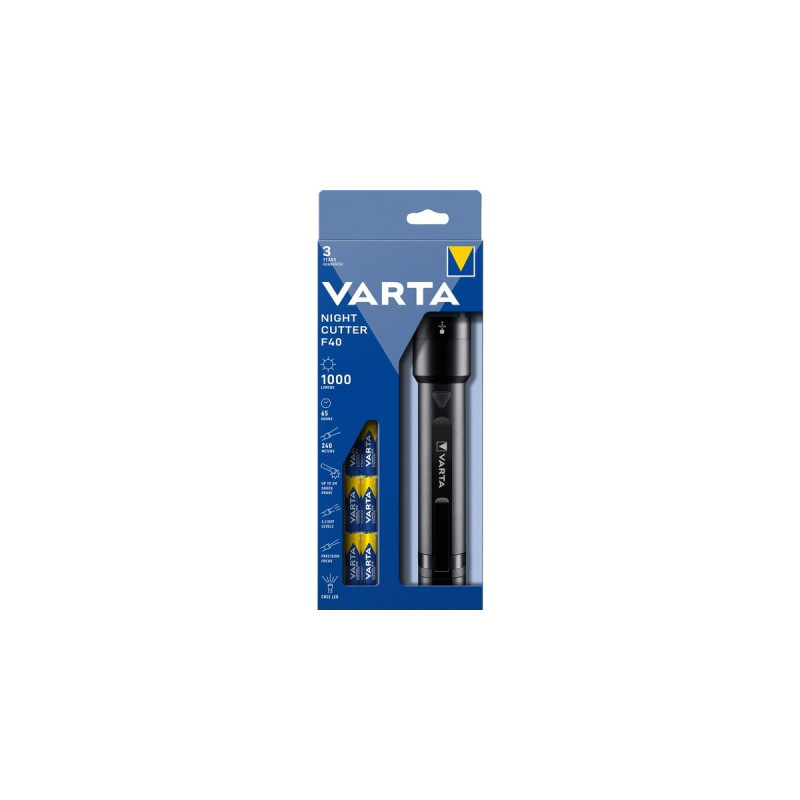 Varta Night Cutter F40, Taschenlampe(schwarz)
