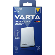Varta Powerbank Energy 5000(weiß/schwarz, 5.000 mAh)