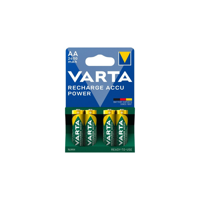 Varta Recharge Accu Power AA, Akku(4 Stück, AA)