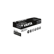 Varta Silberoxid-Knopfzelle 379, Batterie(silber, 10 Stück)