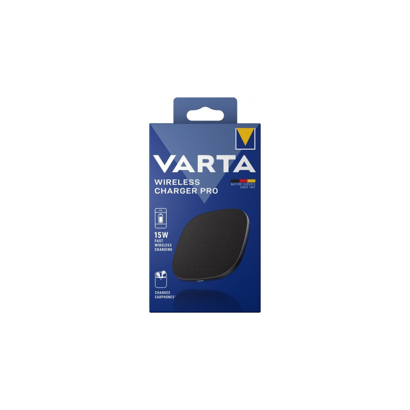 Varta Wireless Charger Pro, Ladegerät(schwarz)
