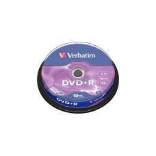 Verbatim DVD+R 4,7 GB, DVD-Rohlinge(16fach, 10 Stück)