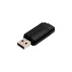 Verbatim PinStripe 64 GB, USB-Stick(schwarz, USB-A 3.2 Gen 1)