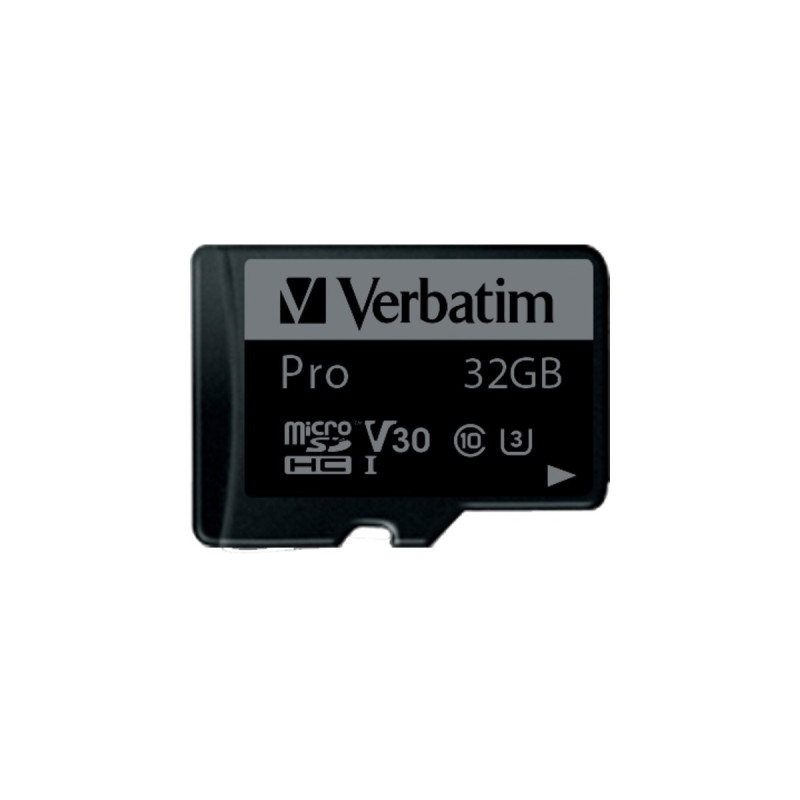 Verbatim Pro 32GB microSDHC, Speicherkarte(UHS Speed Class 3)