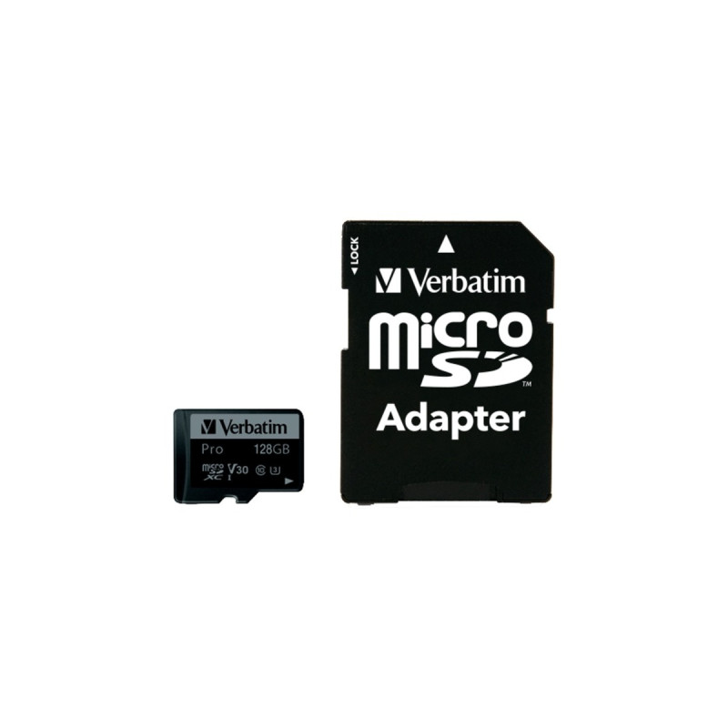 Verbatim Pro 64 GB microSDXC, Speicherkarte(UHS Speed Class 3)