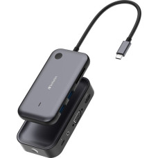 Verbatim Share My Screen 1080p USB-Wireless Adapter WDA-01, Dockingstation(schwarz, HDMI, VGA, USB-C, SD, microSD)