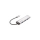 Verbatim USB-C Multiport-Hub 4xUSB 3.2, USB-Hub(silber)