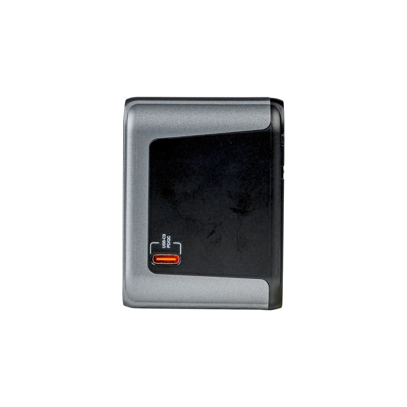 Verbatim Universal-Reiseadapter UTA-03, Reisestecker(schwarz/silber, 2x USB-A, 3x USB-C)