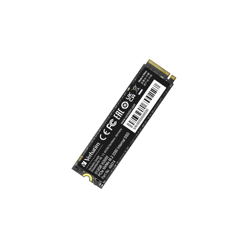Verbatim Vi3000 512 GB, SSD(PCIe 3.0 x4, NVMe, M.2 2280)