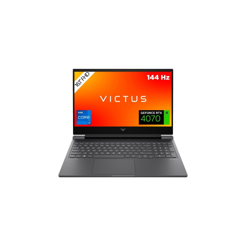 Victus by HP 16-r0177ng, Gaming-Notebook(grau, ohne Betriebssystem, 40.9 cm (16.1 Zoll) & 144 Hz Display, 512 GB SSD)