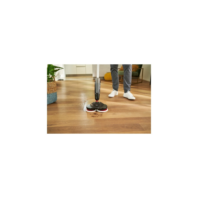 Vileda Elektrischer Sprüh-Mop Looper, Bohnermaschine(schwarz, Akkubetrieb)