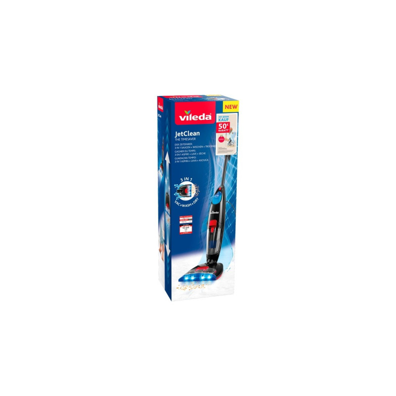 Vileda JetClean mydays, Hartbodenreiniger(schwarz, inkl. 50€ mydays Gutschein)