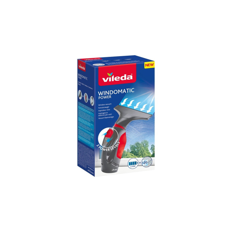 Vileda Windomatic Power, Fenstersauger(schwarz/rot)