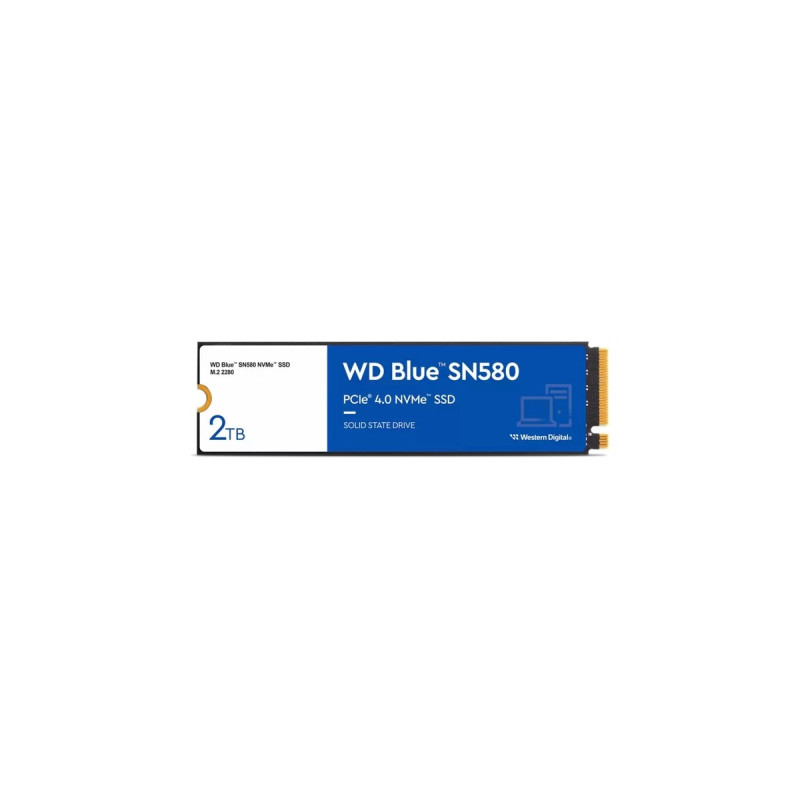 WD Blue SN580 2 TB, SSD(blau/weiß, PCIe 4.0 x4, NVMe, M.2 2280)