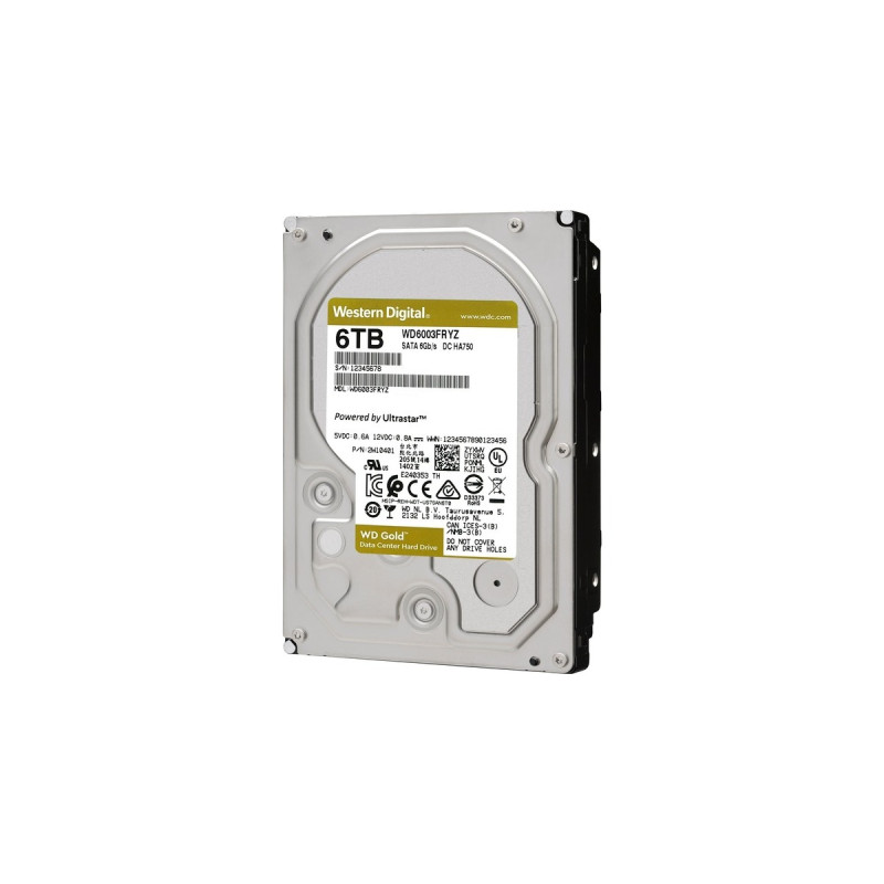 WD Gold 6 TB, Festplatte(SATA 6 Gb/s, 3,5