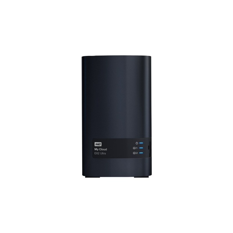 WD My Cloud EX2 Ultra 16 TB, NAS(schwarz, WDBVBZ0160JCH)