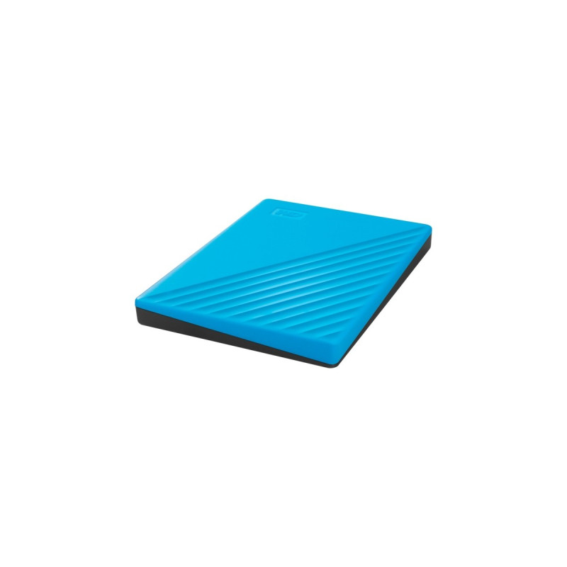 WD My Passport 2 TB, Externe Festplatte(blau/schwarz, Micro-USB-B 3.2 Gen 1)