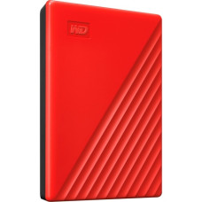 WD My Passport 2 TB, Externe Festplatte(rot, Micro-USB-B 3.2 Gen 1)