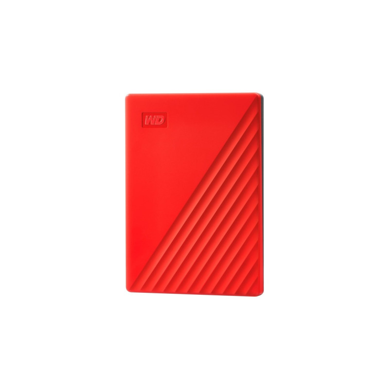 WD My Passport 2 TB, Externe Festplatte(rot, Micro-USB-B 3.2 Gen 1)