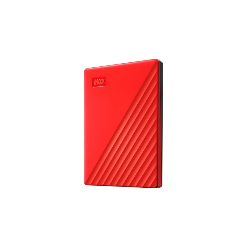 WD My Passport 2 TB, Externe Festplatte(rot, Micro-USB-B 3.2 Gen 1)