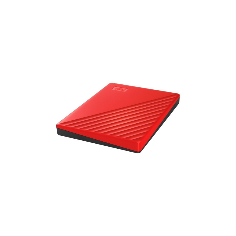 WD My Passport 2 TB, Externe Festplatte(rot, Micro-USB-B 3.2 Gen 1)