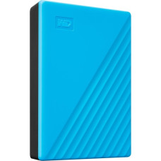 WD My Passport 4 TB, Externe Festplatte(blau, Micro-USB-B 3.2 Gen 1)