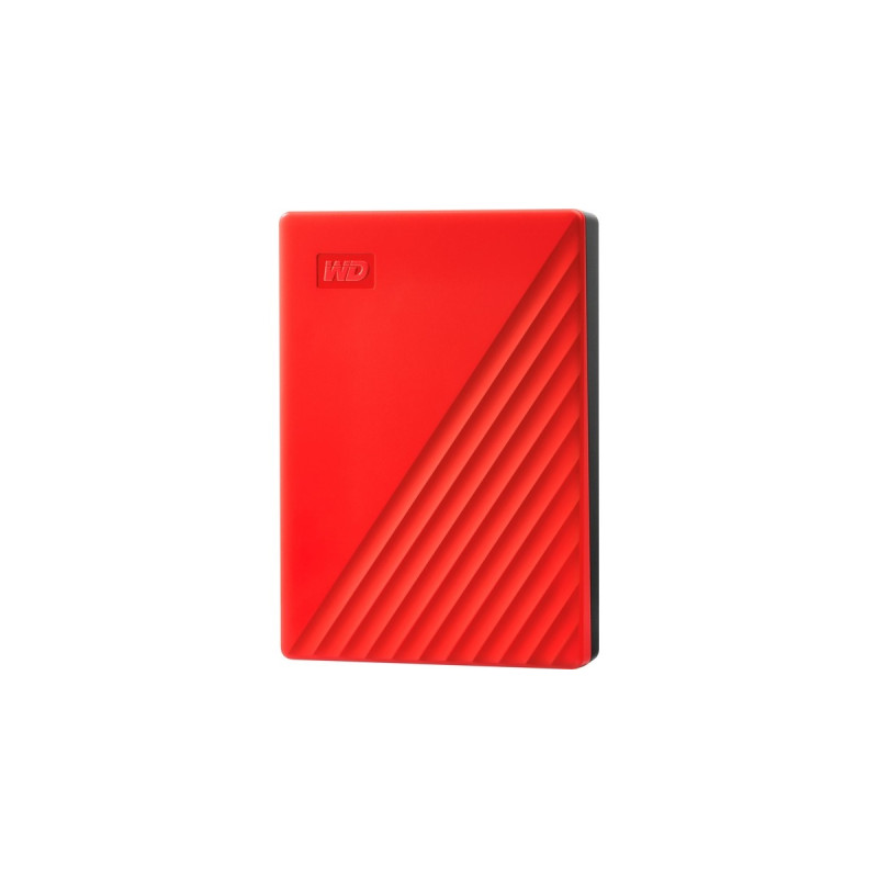 WD My Passport 4 TB, Externe Festplatte(rot, Micro-USB-B 3.2 Gen 1)