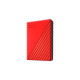 WD My Passport 4 TB, Externe Festplatte(rot, Micro-USB-B 3.2 Gen 1)