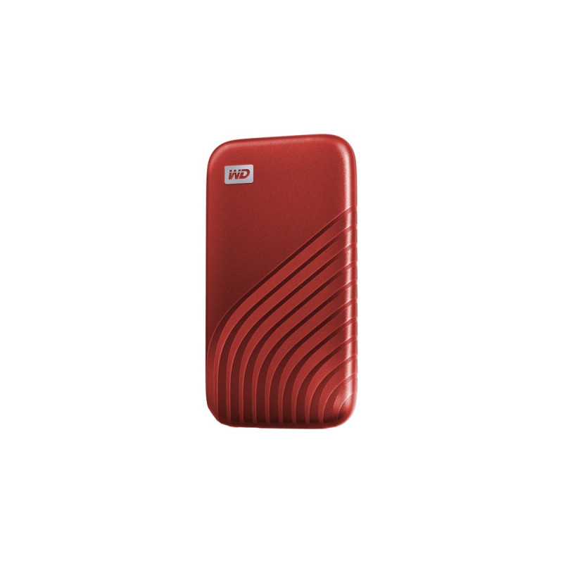 WD My Passport SSD 1 TB, Externe SSD(rot, USB-C 3.2 Gen 2 (10 Gbit/s))