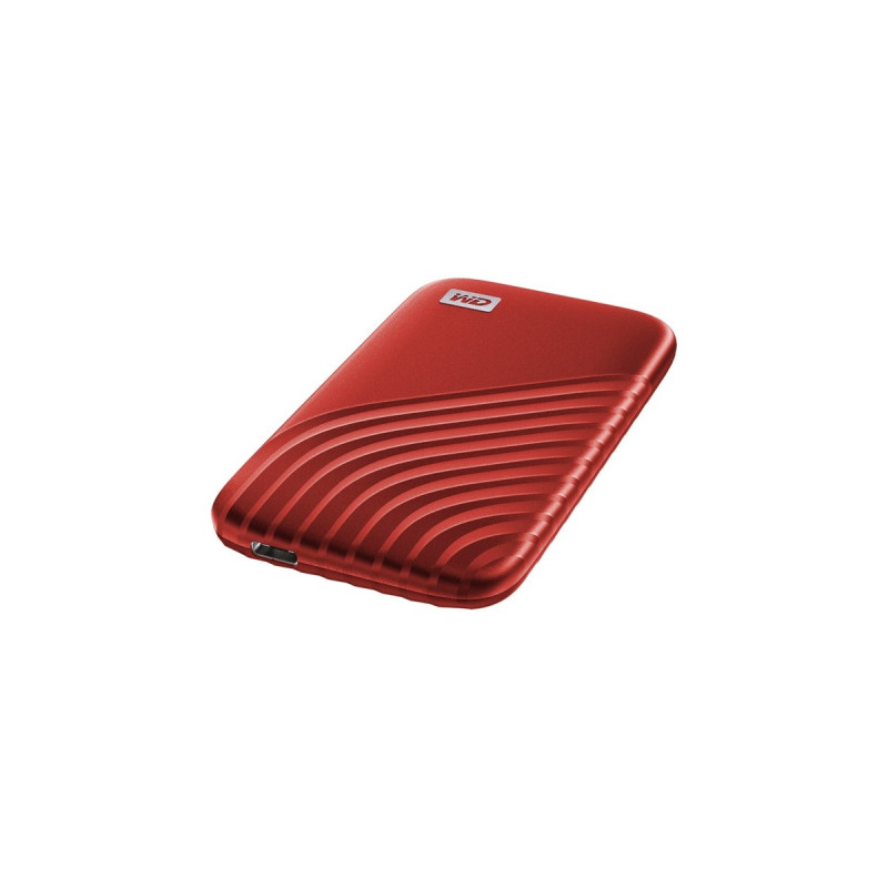 WD My Passport SSD 1 TB, Externe SSD(rot, USB-C 3.2 Gen 2 (10 Gbit/s))