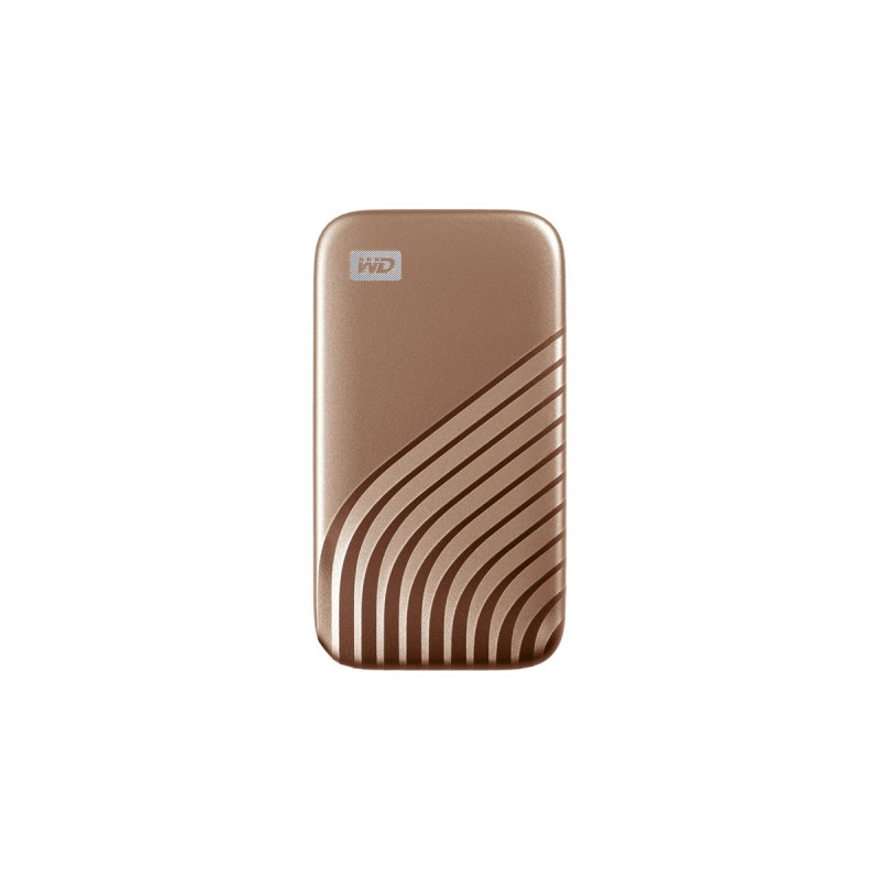 WD My Passport SSD 1 TB, Externe SSD(gold, USB-C 3.2 Gen 2 (10 Gbit/s))
