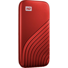 WD My Passport SSD 2 TB, Externe SSD(rot, USB-C 3.2 Gen 2 (10 Gbit/s))