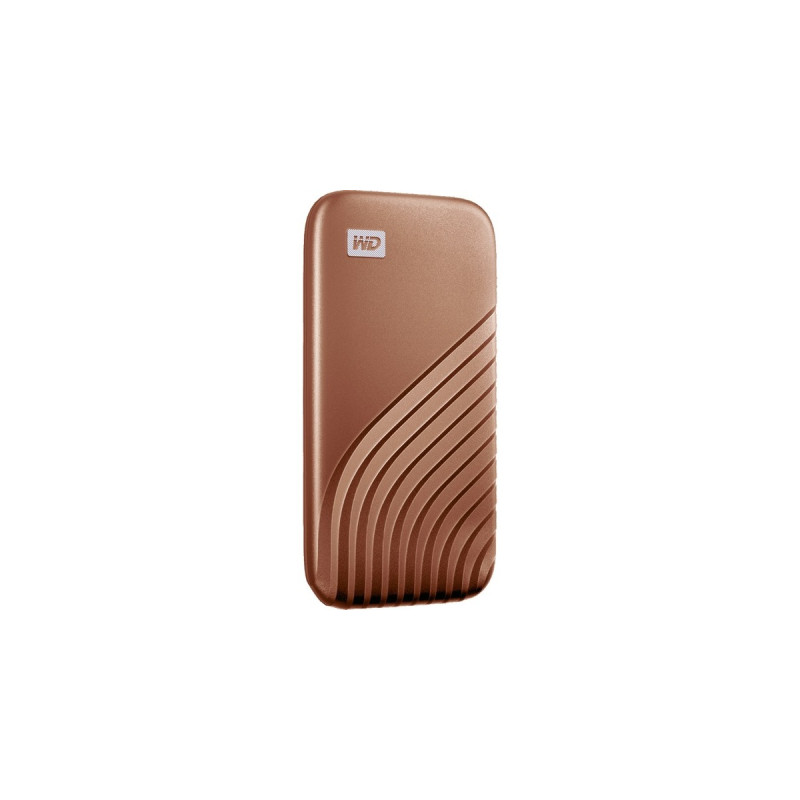 WD My Passport SSD 2 TB, Externe SSD(gold, USB-C 3.2 Gen 2 (10 Gbit/s))