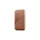 WD My Passport SSD 2 TB, Externe SSD(gold, USB-C 3.2 Gen 2 (10 Gbit/s))