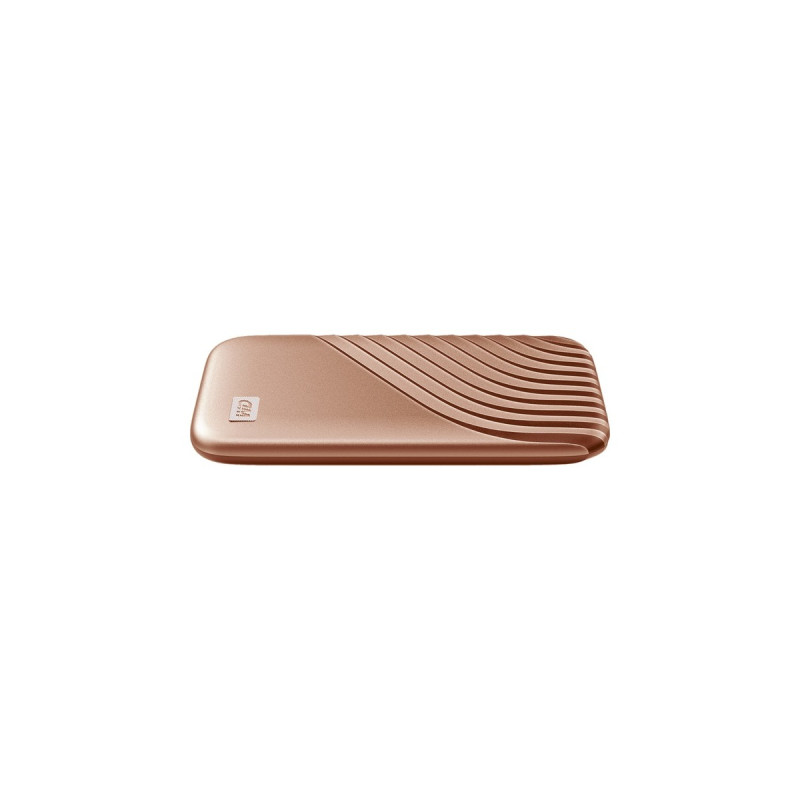 WD My Passport SSD 2 TB, Externe SSD(gold, USB-C 3.2 Gen 2 (10 Gbit/s))