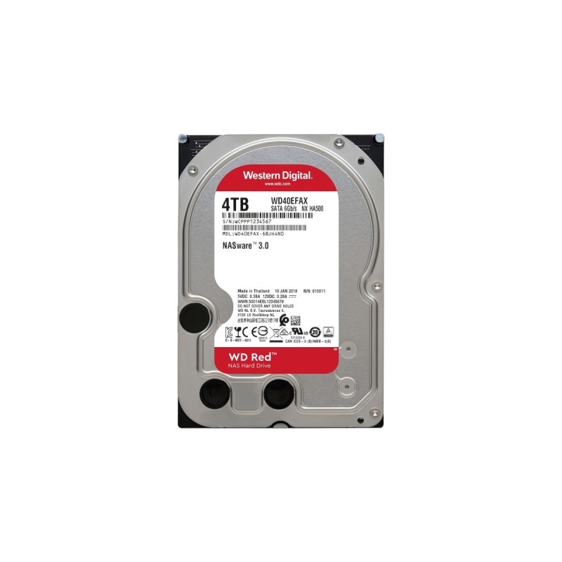 WD Red NAS-Festplatte 4 TB(SMR (Shingled Magnetic Recording), SATA 6 Gb/s, 3,5