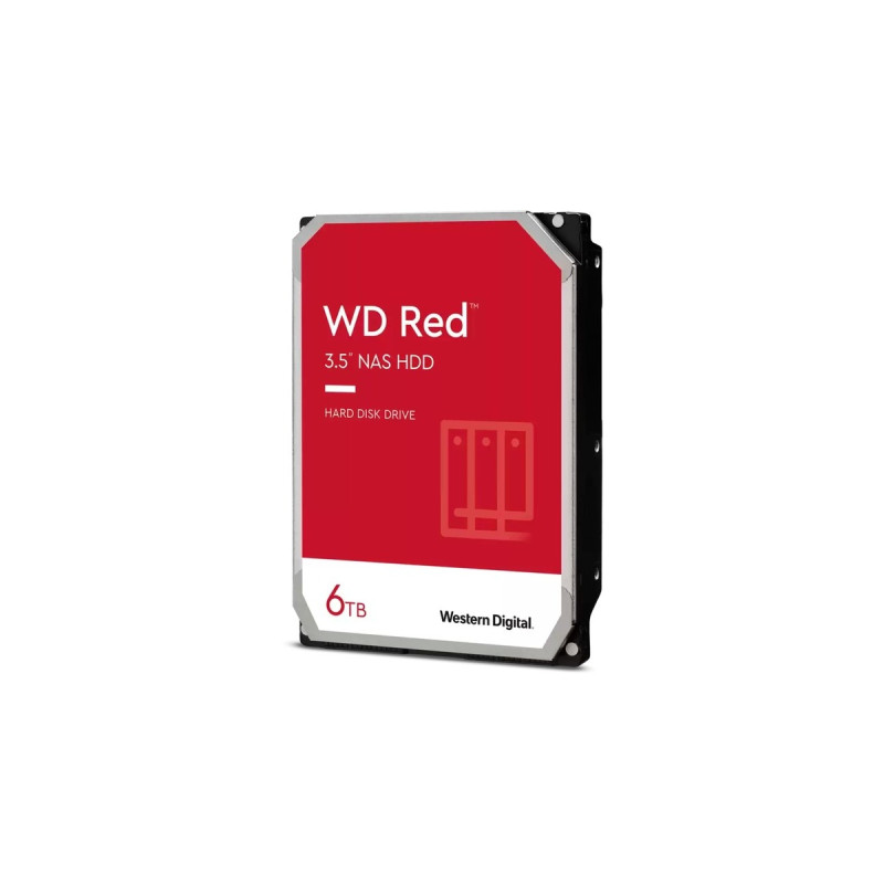 WD Red NAS-Festplatte 6 TB(SMR (Shingled Magnetic Recording), SATA 6 Gb/s, 3,5
