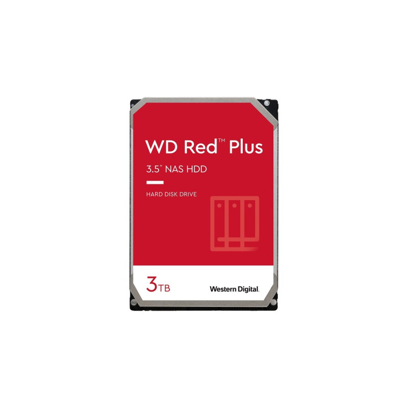 WD Red Plus NAS-Festplatte 3 TB(SATA 6 Gb/s, 3,5