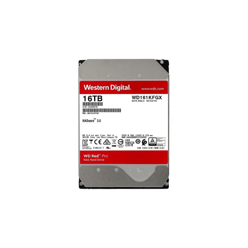 WD Red Pro 16 TB, Festplatte(SATA 6 Gb/s, 3,5