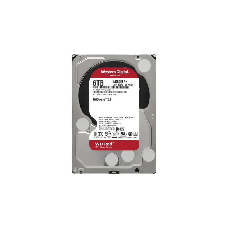 WD Red Pro NAS-Festplatte 6 TB(SATA 6 Gb/s, 3,5