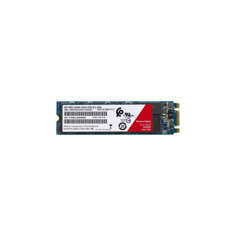 WD Red SA500 NAS 1 TB, SSD(SATA 6 Gb/s, M.2 2280)