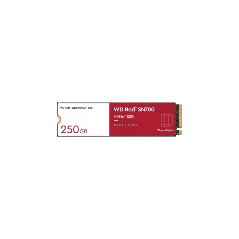 WD Red SN700 250 GB, SSD(PCIe 3.0 x4, NVMe, M.2 2280)