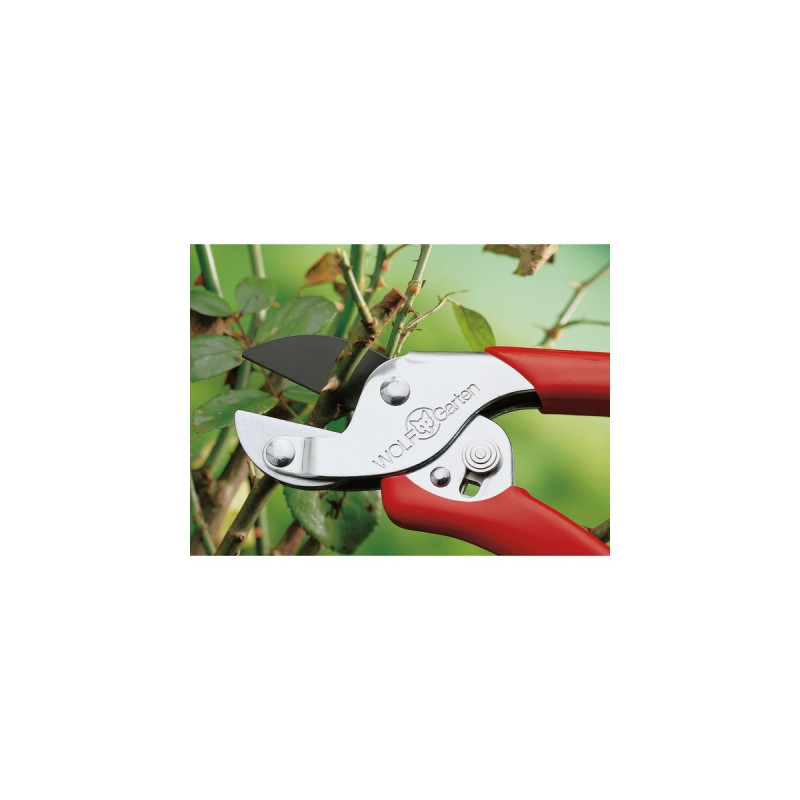 WOLF-Garten Amboss-Gartenschere Aktion RS-EN(rot, Kraftamboss)