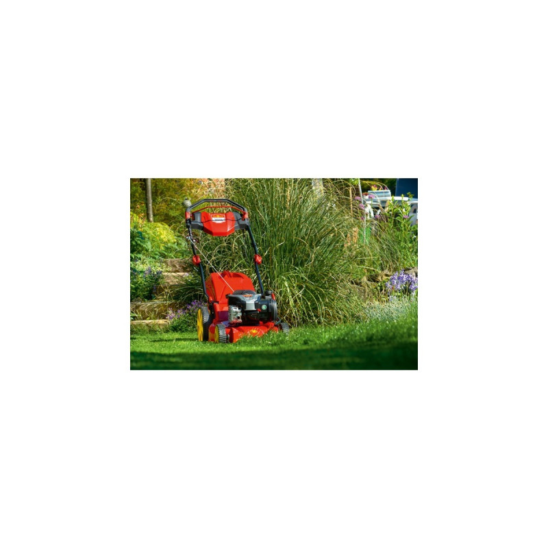 WOLF-Garten Benzin-Rasenmäher A 460 A SP HW, 46cm(rot/gelb, mit 1-Gang Radantrieb)