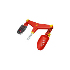WOLF-Garten Dachrinnenreiniger GC-M, multi-star, Besen(rot/gelb)