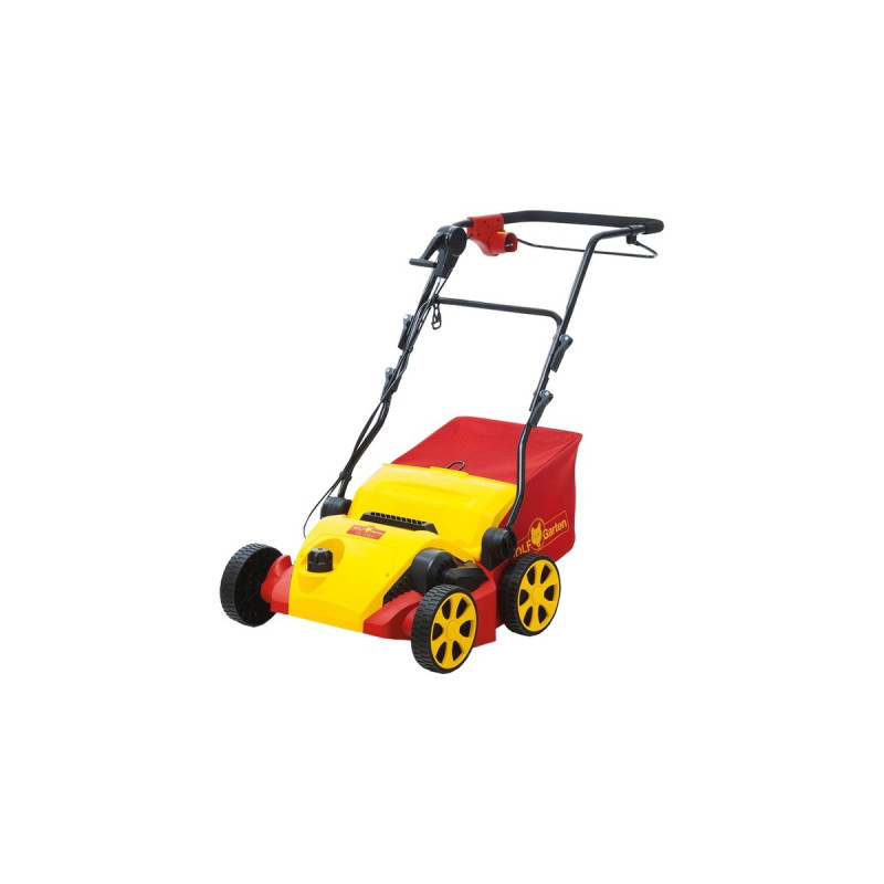 WOLF-Garten Elektro-Vertikutierer VA 378 E(rot/gelb, 37cm, 1.800 Watt)