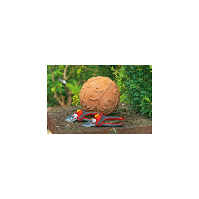 WOLF-Garten Gartenschere Comfort Plus RR 2500(rot/grau, 2-schneidig)