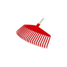 WOLF-Garten Kunststoffbesen Ui-M, multi-star(rot/gelb, 42cm)