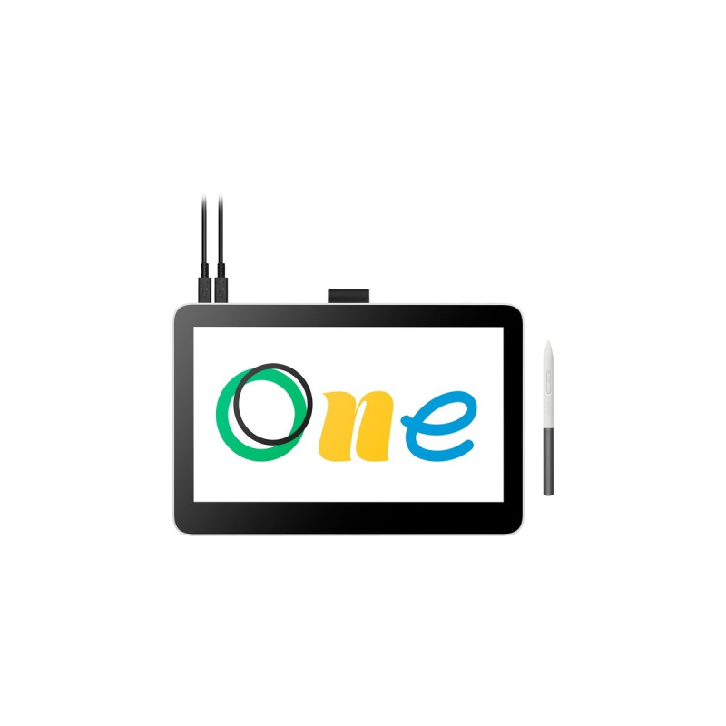 Wacom One 13 touch, Grafiktablett(schwarz, inkl. Stift)